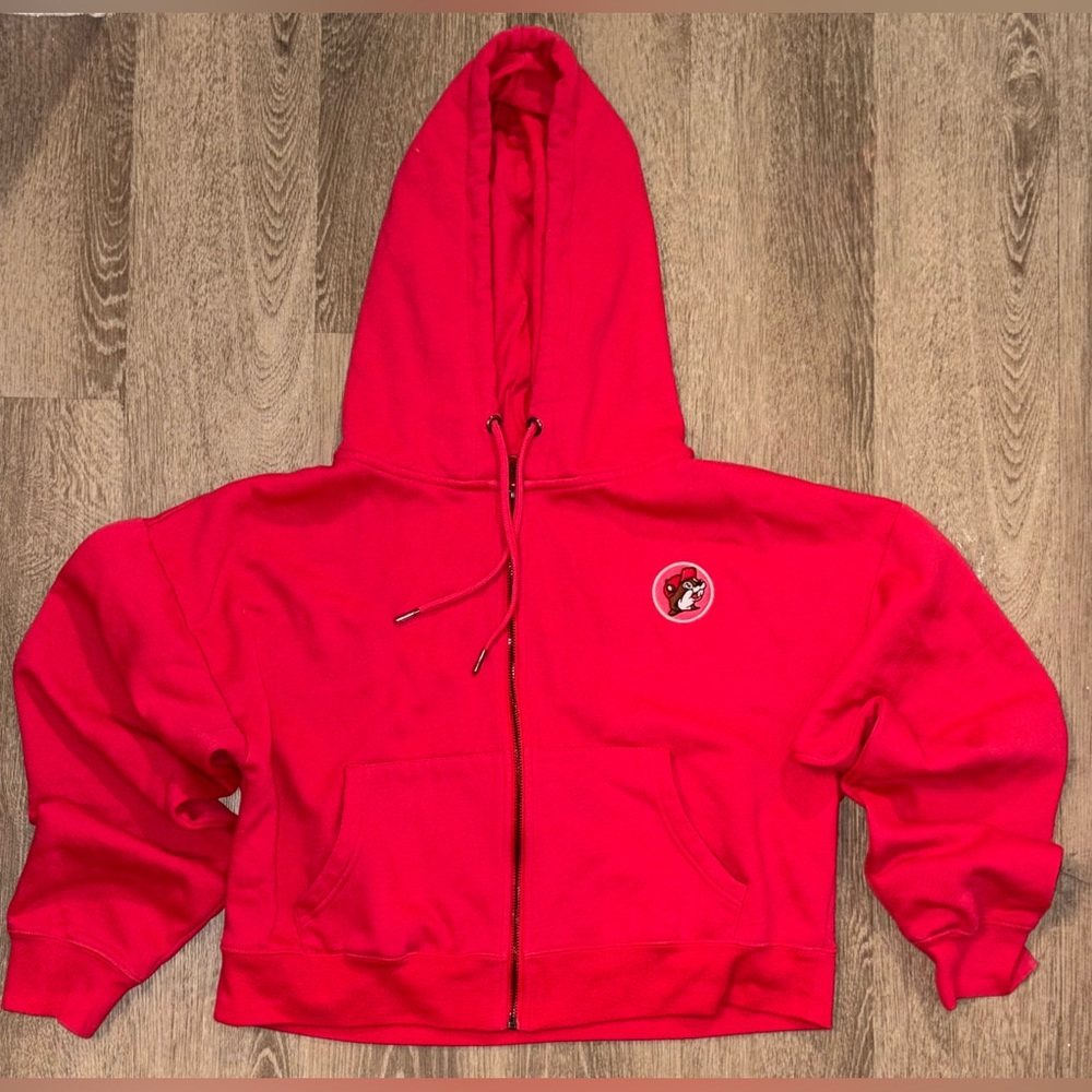 BUC-EE’S Cropped Hooded Jacket with Zipper